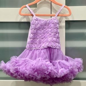 Beautiful lavender tutu dress .